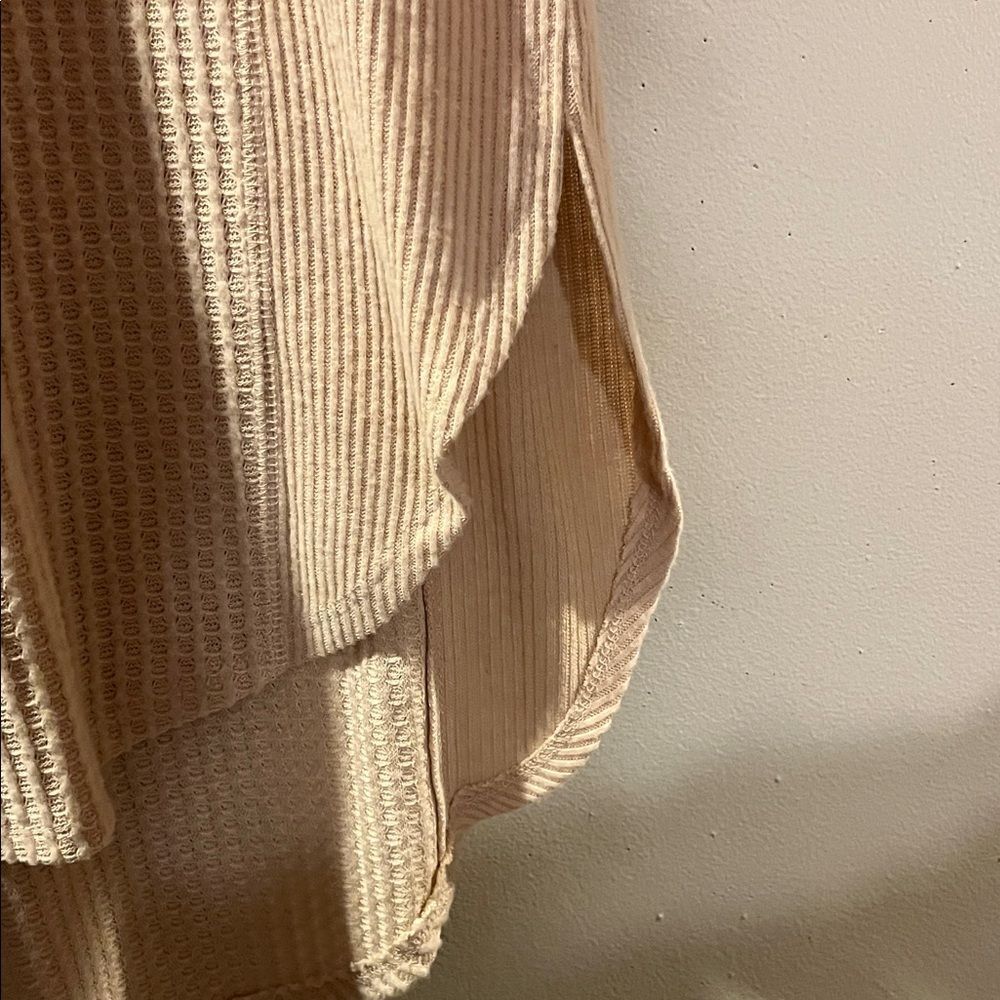 NWT Blue Rain Waffle Long Sleeve Top - Picture 6 of 9